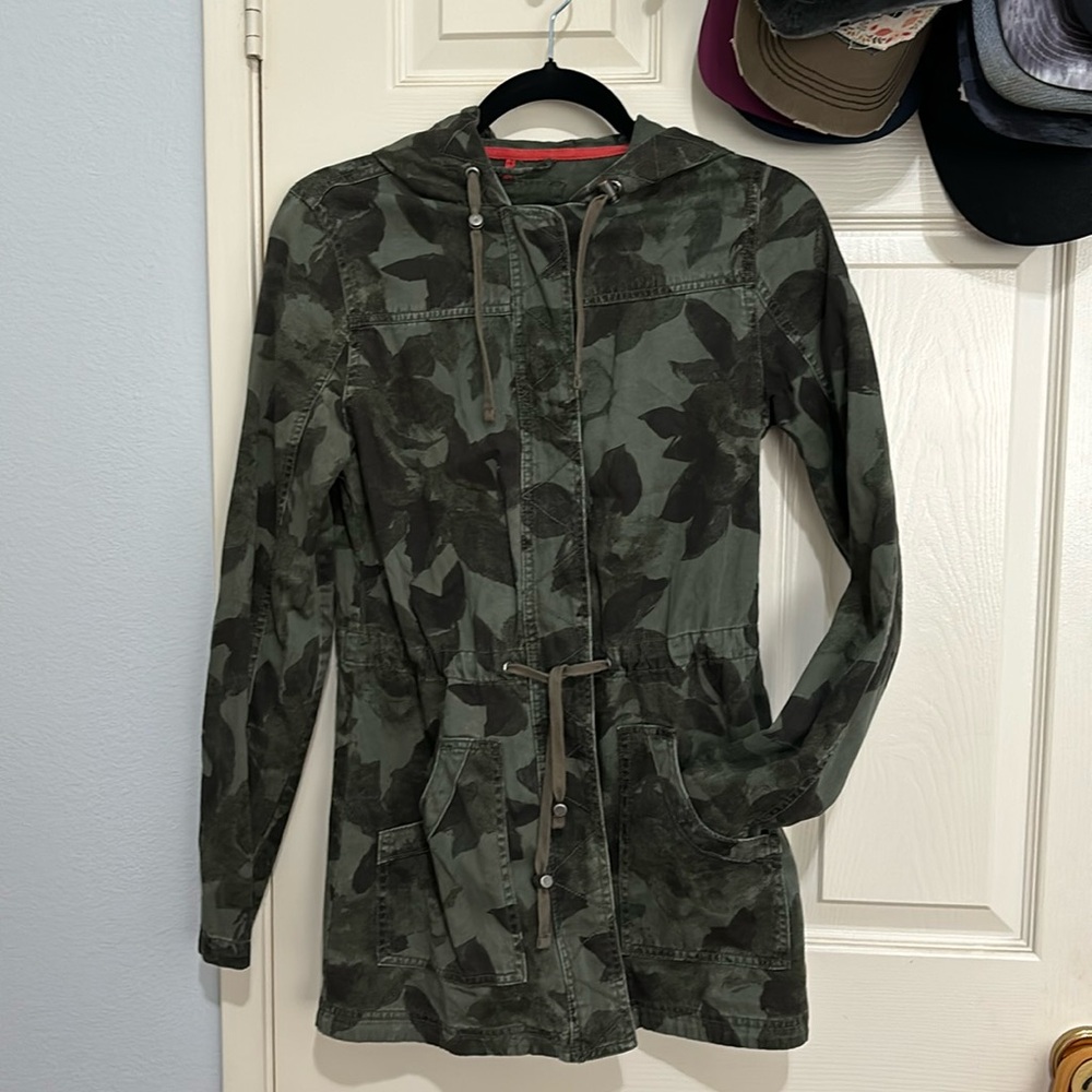 Women army green jacket